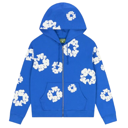Cotton Wreath Zip Hoodie Vendor
